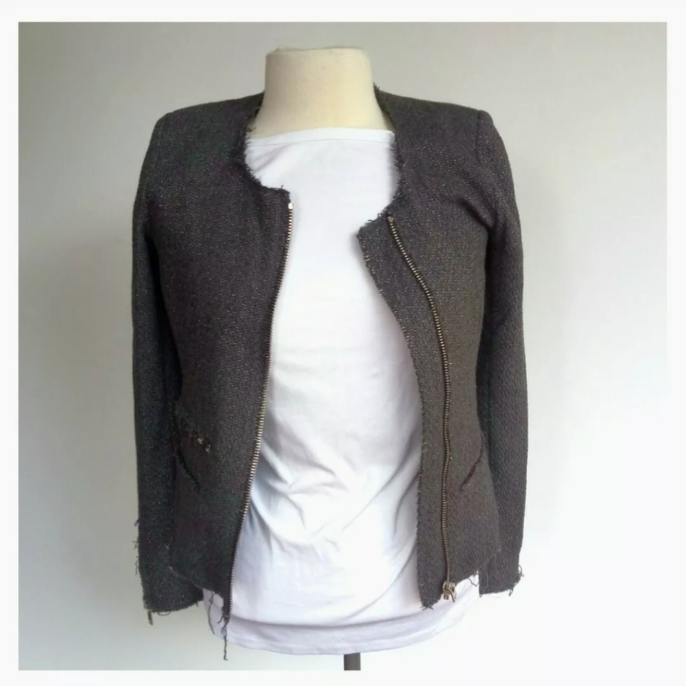 Iro Women US 0 Julianne Distressed Look Blazer